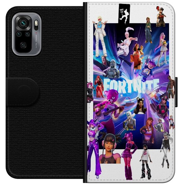 Xiaomi Redmi Note 10S Lompakkokotelo Fortnite