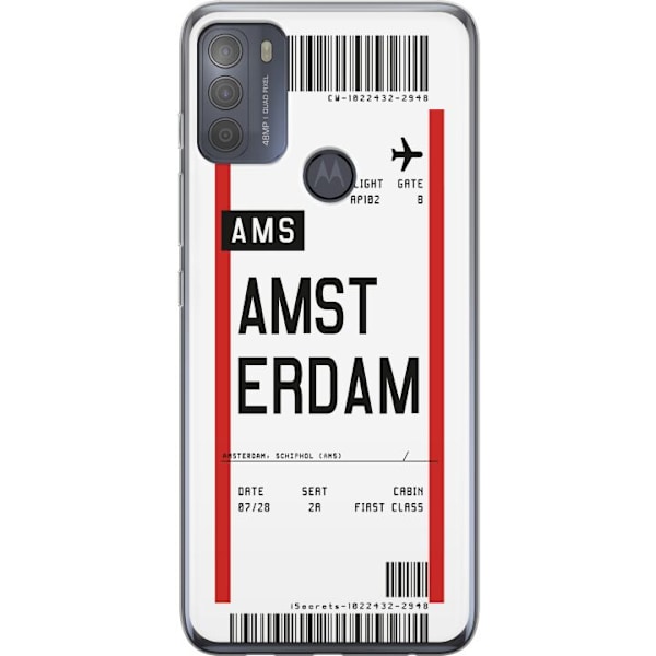 Motorola Moto G50 Gjennomsiktig deksel Amsterdam