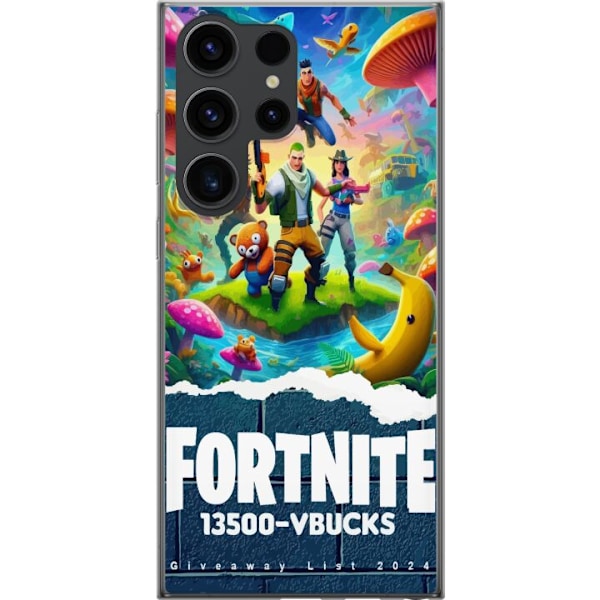 Samsung Galaxy S24 Ultra Gjennomsiktig deksel Fortnite