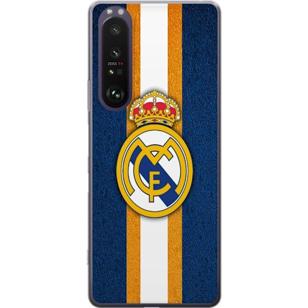 Sony Xperia 1 III Läpinäkyvä kuori Real Madrid CF