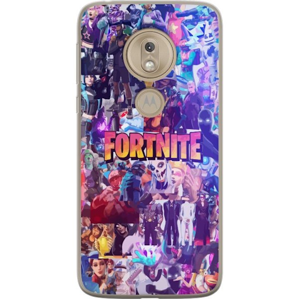 Motorola Moto G7 Play Gennemsigtig cover Fortnite