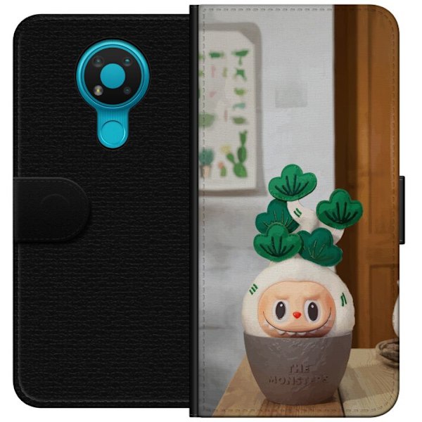 Nokia 3.4 Tegnebogsetui MONSTRENE Uduelige Planter