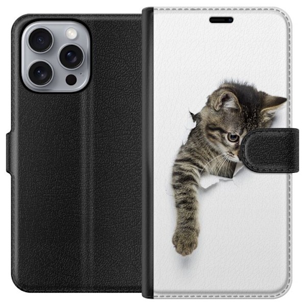 Apple iPhone 16 Pro Max Lommeboketui Katt