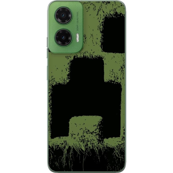 Motorola Moto G35 Gennemsigtig cover A Minecraft Movie