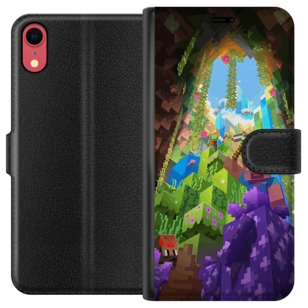 Kompatibel Tegnebogsetui til Apple iPhone XR Minecraft