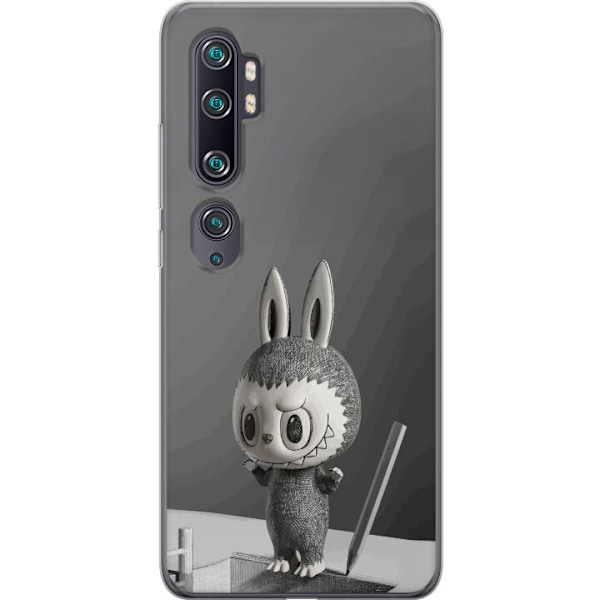 Xiaomi Mi Note 10 Läpinäkyvä kuori Pop Mart MEGA LABUBU LABUBU Sketch 1000%