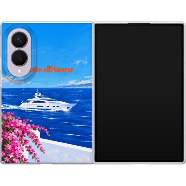 Kompatibelt Mobildeksel til Samsung Galaxy Z Fold8 Blå rivierayacht blå