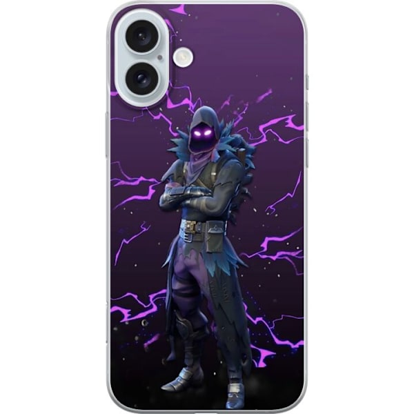 Apple iPhone 16 Plus Genomskinligt Skal Raven Fortnite Thunder