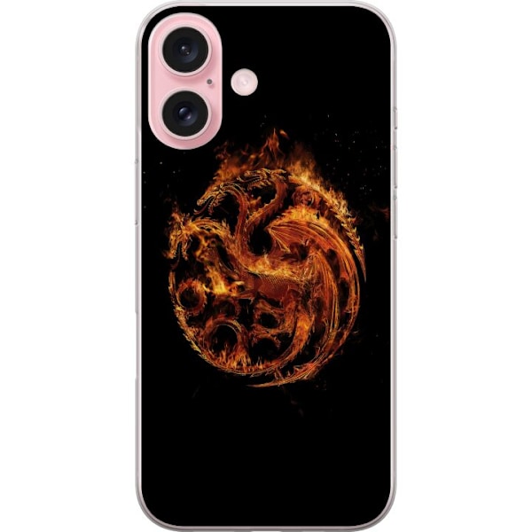 Apple iPhone 16 Gennemsigtig cover House of the Dragon