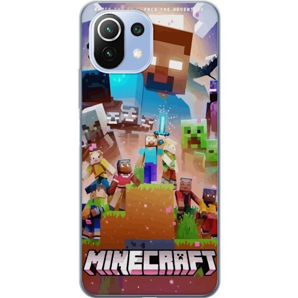 Xiaomi 11 Lite 5G NE Läpinäkyvä kuori Minecraft