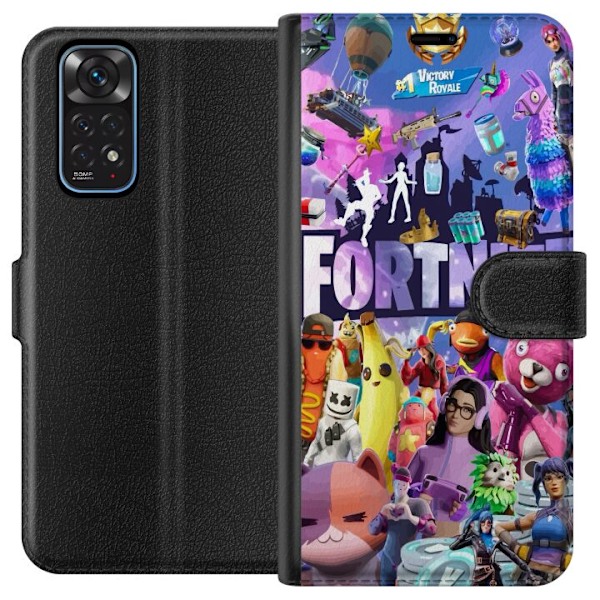 Xiaomi Redmi Note 11 Tegnebogsetui Fortnite Gruppe