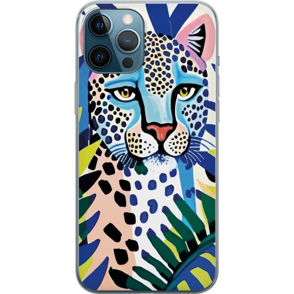 Kompatibelt Mobilskal till Apple iPhone 12 Pro Max Vivid Leopard