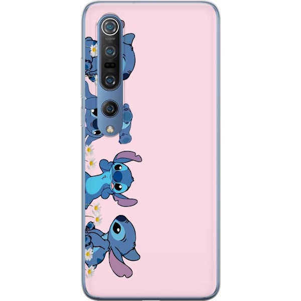 Xiaomi Mi 10 Pro 5G Gennemsigtig cover  Stitch Grin & Leg –