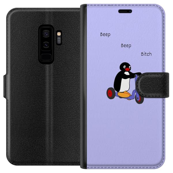Kompatibelt Lommeboketui til Samsung Galaxy S9+ Beep Beep Pingvin