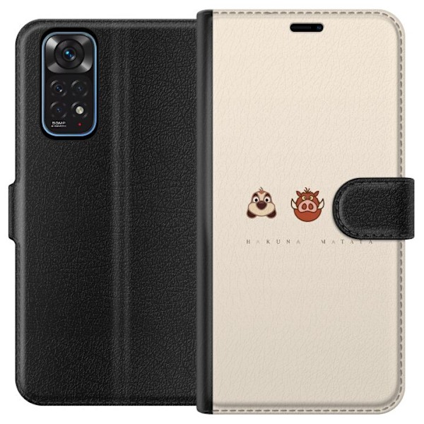 Xiaomi Redmi Note 11 Plånboksfodral Hakuna matata