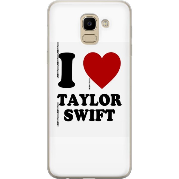 Samsung Galaxy J6 Läpinäkyvä kuori Taylor Swift