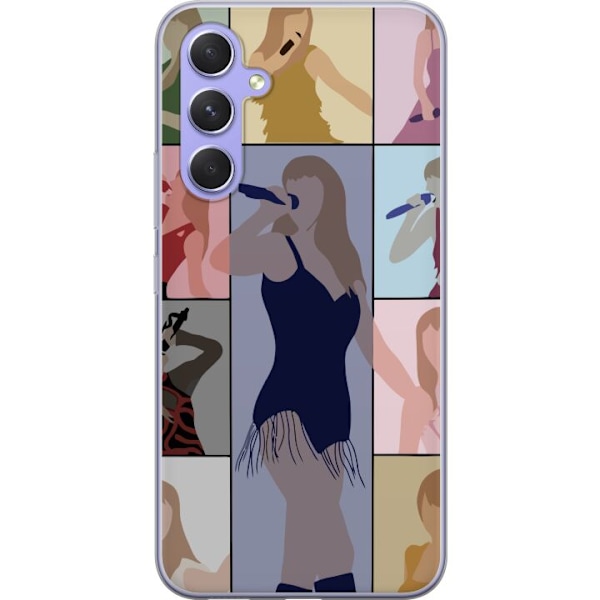 Samsung Galaxy A54 Läpinäkyvä kuori Taylor Swift