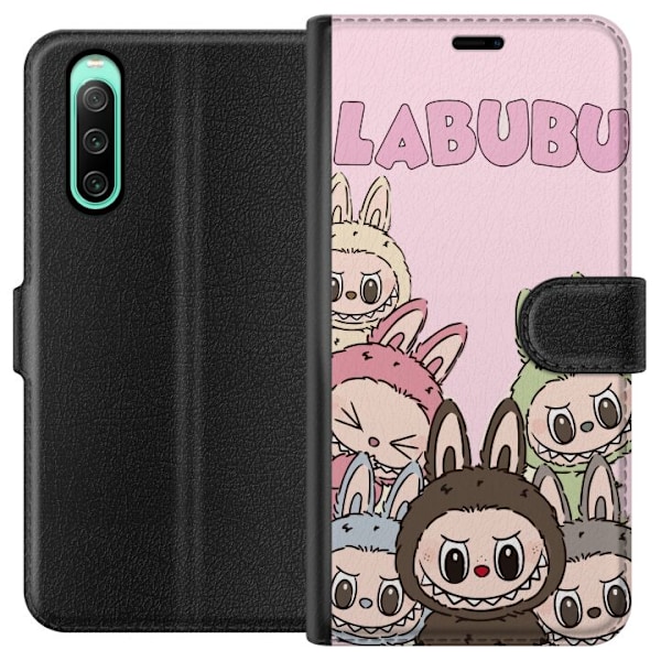 Sony Xperia 10 IV Lommeboketui Labubu Classics