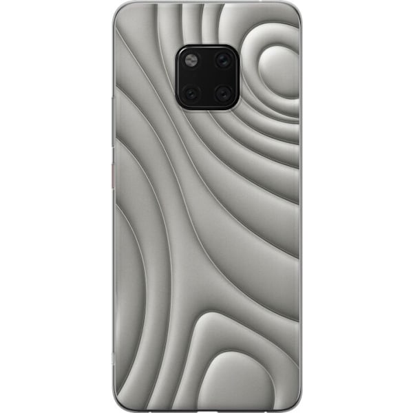 Huawei Mate 20 Pro Gennemsigtig cover Sølvbølger