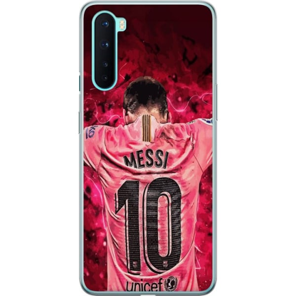 OnePlus Nord Gennemsigtig cover Messi