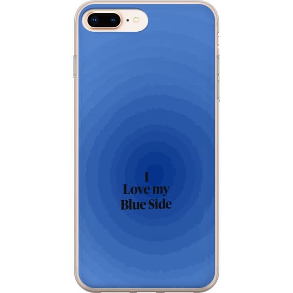 Kompatibelt Mobilskal till Apple iPhone 7 Plus I Love My Blue Side blå