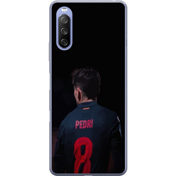 Sony Xperia 10 III Lite Gennemsigtig cover Pedri FC Barcelona