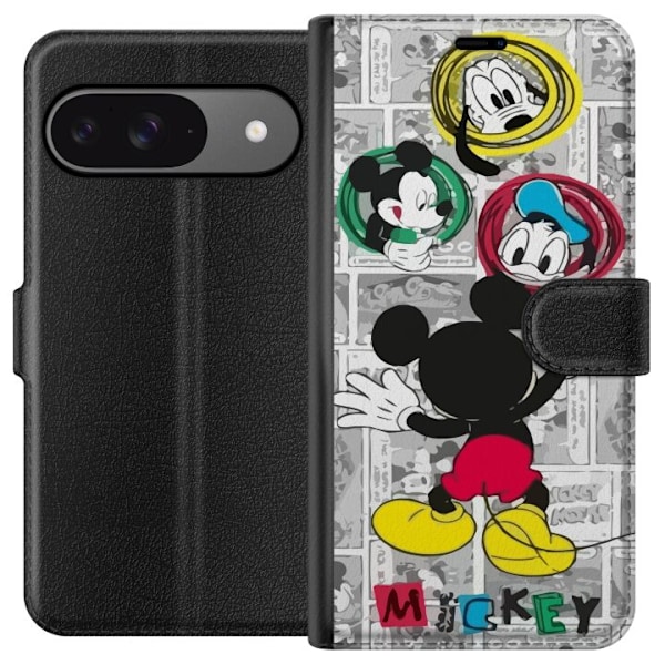 Google Pixel 9 Pro Tegnebogsetui Mickey Mouse