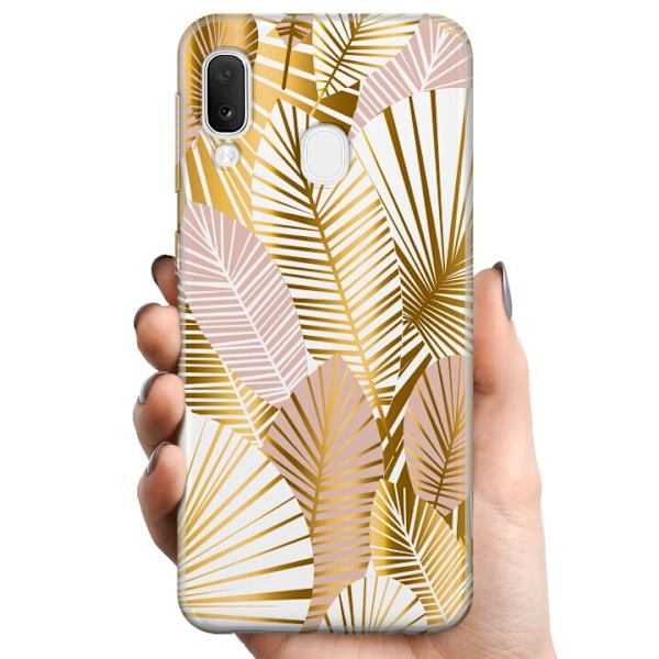 Samsung Galaxy A20e TPU Mobildeksel Gull