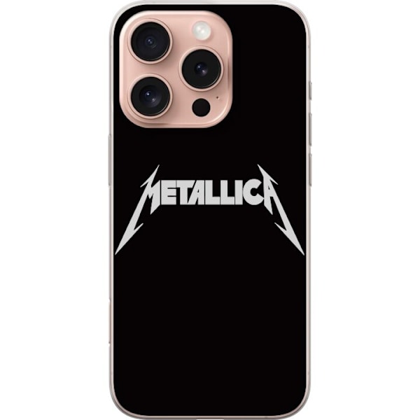 Apple iPhone 16 Pro Gjennomsiktig deksel Metallica