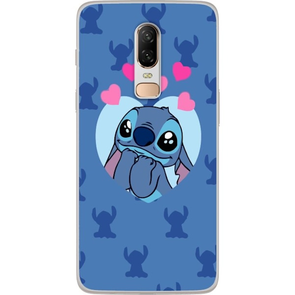 OnePlus 6 Genomskinligt Skal Stitch