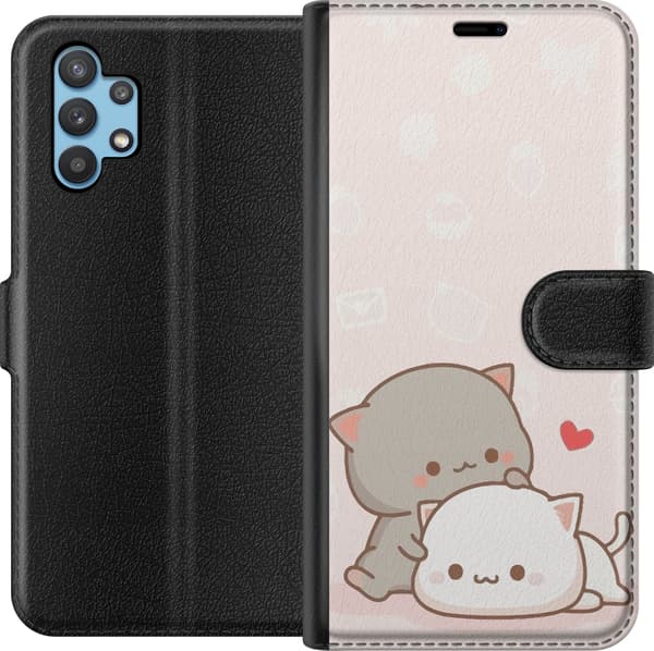 Kompatibel Tegnebogsetui til Samsung Galaxy A32 5G Kawaii