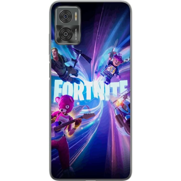 Motorola Moto E22i Gjennomsiktig deksel Fortnite