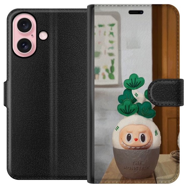 Apple iPhone 16 Tegnebogsetui MONSTRENE Uduelige Planter