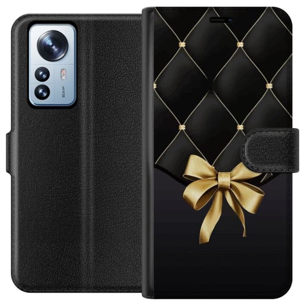 Kompatibel Tegnebogsetui til Xiaomi 12 Pro Luksuriøs rosette