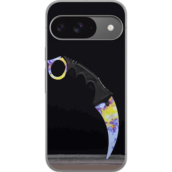 Google Pixel 9 Pro Gennemsigtig cover Karambit / Butterfly / M