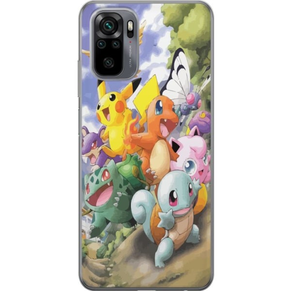 Xiaomi Redmi Note 10 Gennemsigtig cover Pokémon