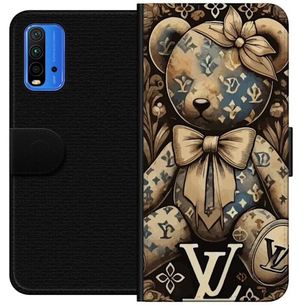 Xiaomi Redmi Note 9 4G Tegnebogsetui Teddy Vuitton