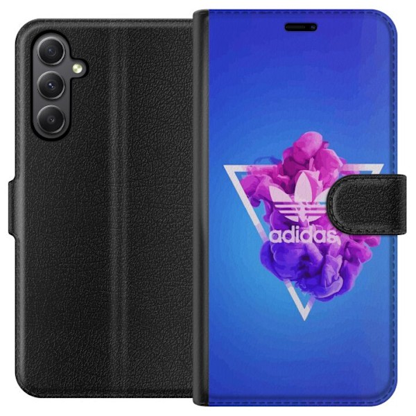 Samsung Galaxy A24 4G Tegnebogsetui Adidas-inspireret blåt de