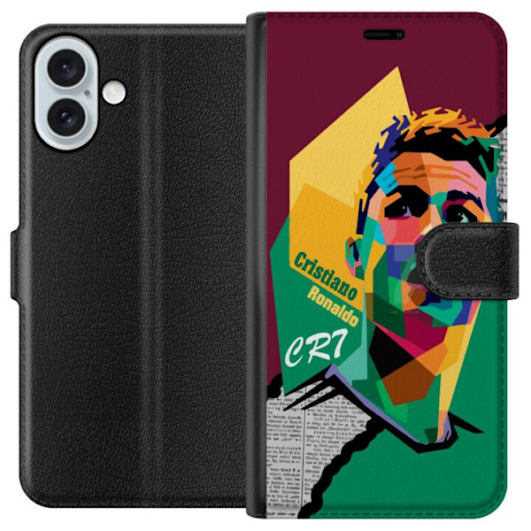 Apple iPhone 16 Plus Tegnebogsetui Ronaldo