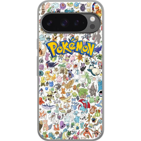 Google Pixel 9 Pro XL Läpinäkyvä kuori Pokémon