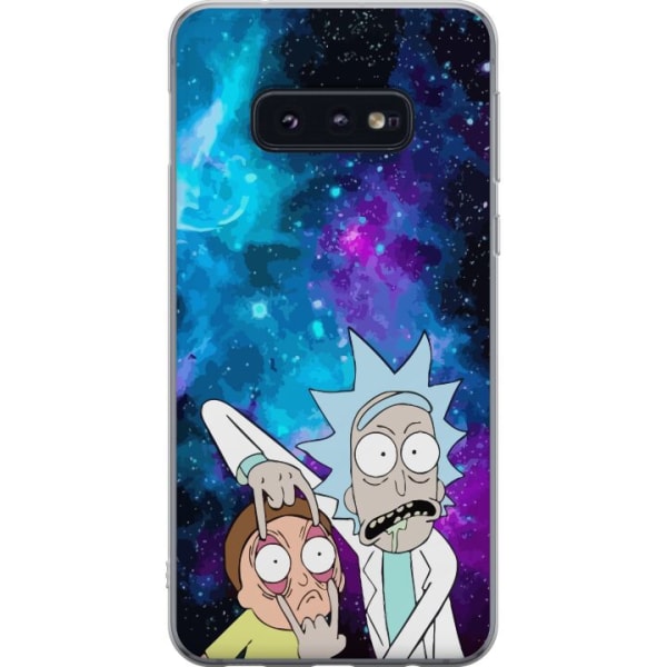 Samsung Galaxy S10e Gjennomsiktig deksel Rick og Morty