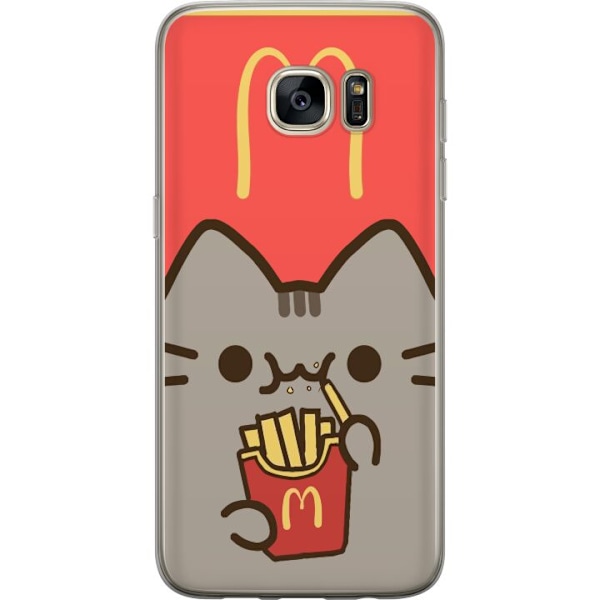 Samsung Galaxy S7 edge Genomskinligt Skal Mc D Kawaii