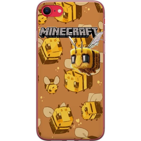 Apple iPhone 7 Genomskinligt Skal Minecraft Bi