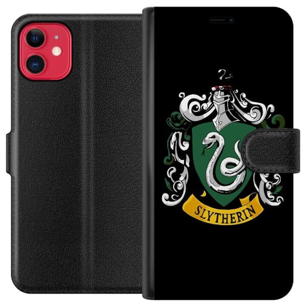 Kompatibel Tegnebogsetui til Apple iPhone 11 Harry Potter - Slytherin