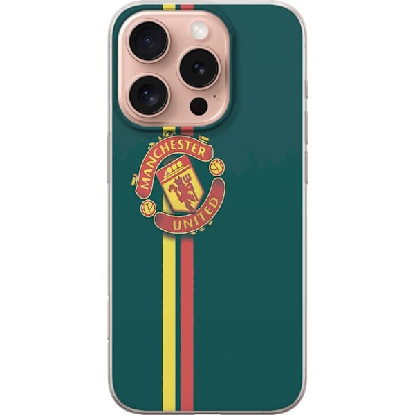 Apple iPhone 16 Pro Läpinäkyvä kuori Manchester United F.C.