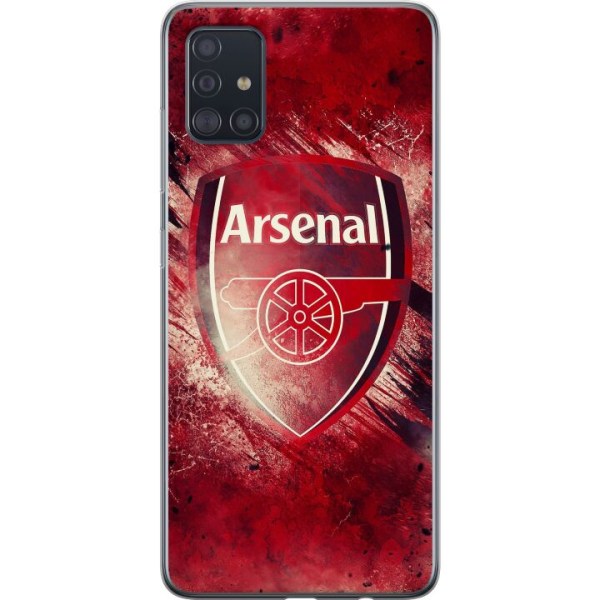 Samsung Galaxy A51 Cover / Mobilcover - Arsenal Fodbold