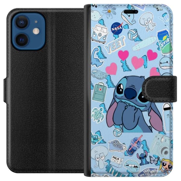 Kompatibel Tegnebogsetui til Apple iPhone 12 mini Syning