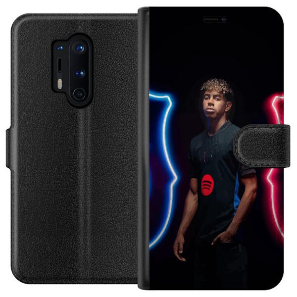 OnePlus 8 Pro Tegnebogsetui Yamal Fodbold FC Barcelona Ung Talent Spiller Fodboldstjerne Spanien La Liga Populært Motiv