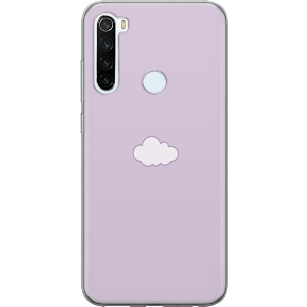 Xiaomi Redmi Note 8 Läpinäkyvä kuori Lila Pilvi - minimalistinen pilvi lila taustalla
