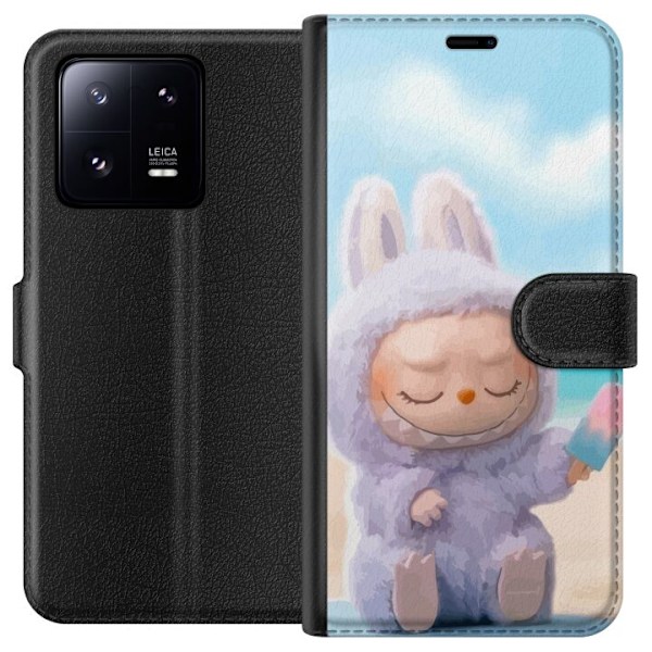 Xiaomi 13 Pro Tegnebogsetui Labubu Lyserød Stemning